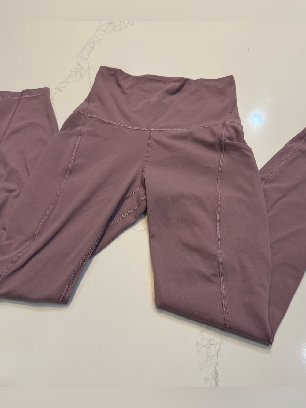 Lululemon Align High Rise Lilac Ether purple Size 4 LWSDSHS Leggings pockets 25”